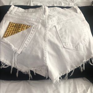 White Fashion Nova Shorts